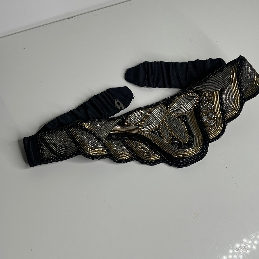 Marshall Field's Vintage Deco Elastisized Belt